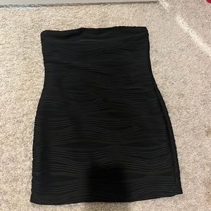 Strapless Black Dress